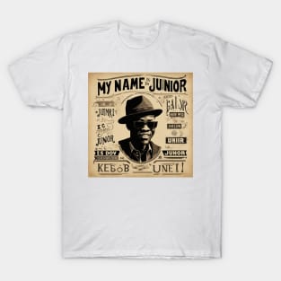 Blues Harmony: Keb Mo's 'My Name is Junior' Art Tribute T-Shirt